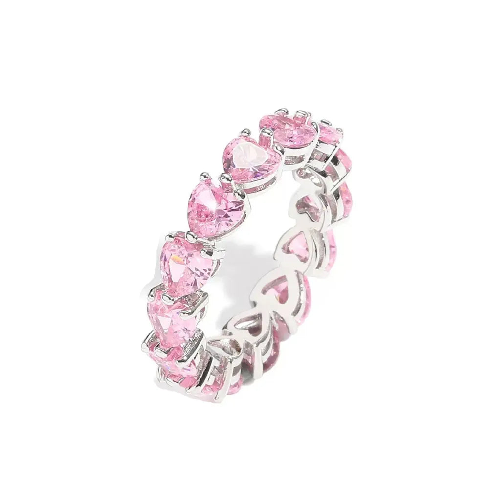 New Rings 925 Silver Heart-Shaped,Lotus,Clover Ring For Women Wedding PartiesHigh-quality Jewelry Accessories