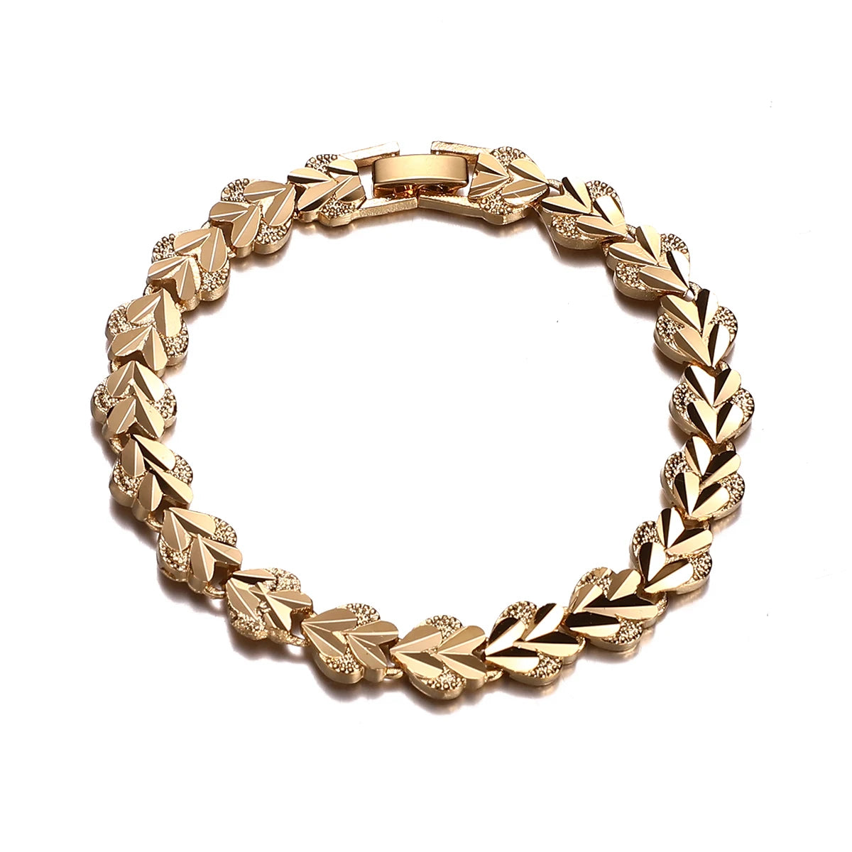 Men Bracelet Gold Color African Wide Bangle for Women Hand Chain Jewelry Ethiopian Arab