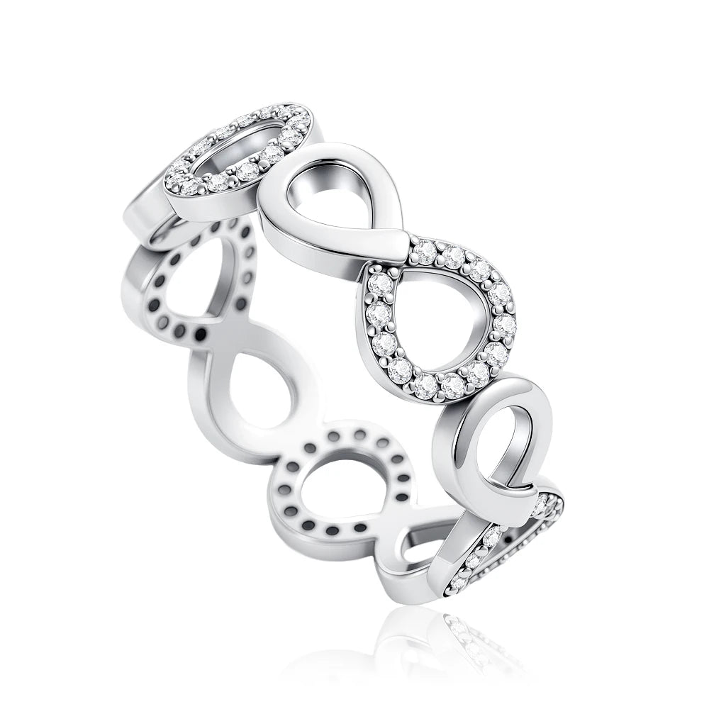 New Rings 925 Silver Heart-Shaped,Lotus,Clover Ring For Women Wedding PartiesHigh-quality Jewelry Accessories