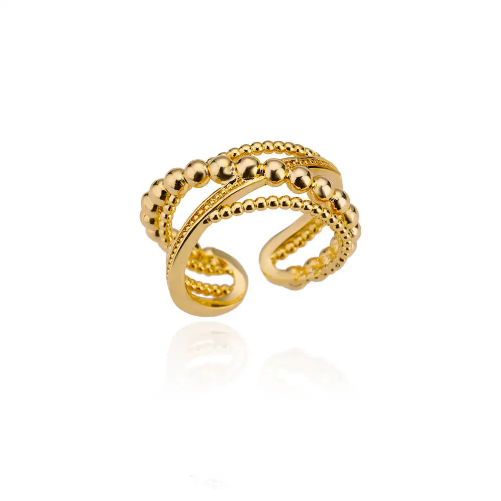 Heart Rings for Women Grils Gold Plated