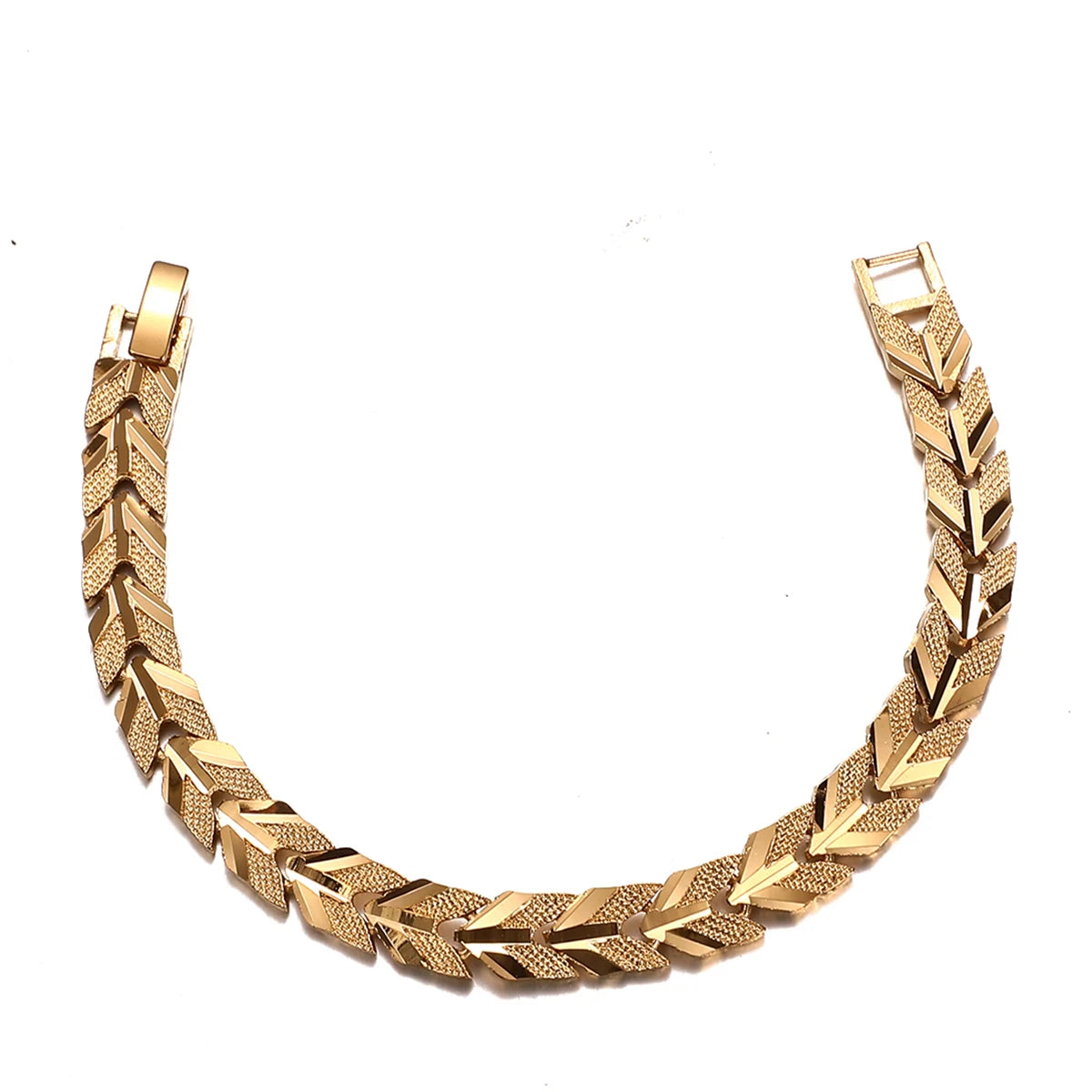 Men Bracelet Gold Color African Wide Bangle for Women Hand Chain Jewelry Ethiopian Arab