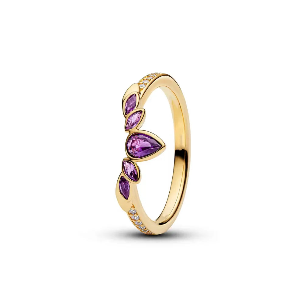 New Rings 925 Silver Heart-Shaped,Lotus,Clover Ring For Women Wedding PartiesHigh-quality Jewelry Accessories